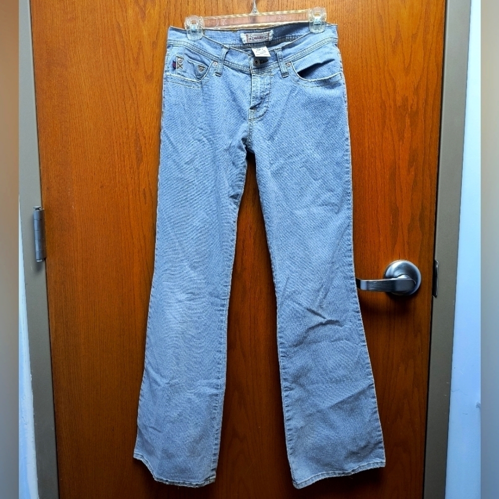 Cavaricci jeans bleach wash vintage y2k authentic pants women's luxury boot cut